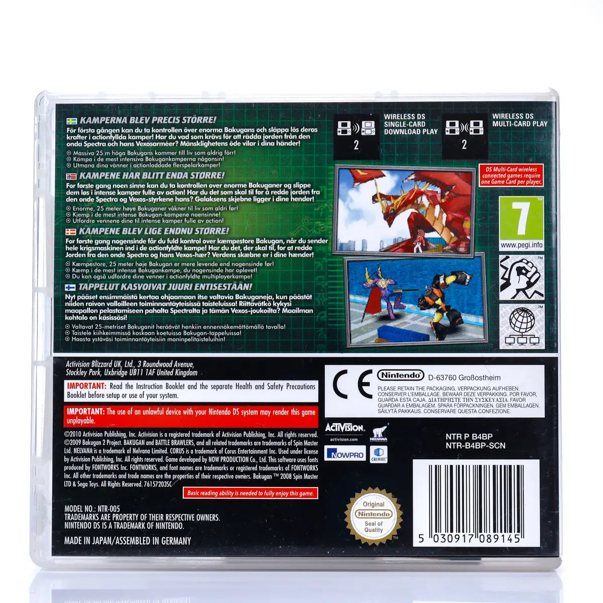 Bakugan Defenders of the Core - Nintendo DS spill - Retrospillkongen