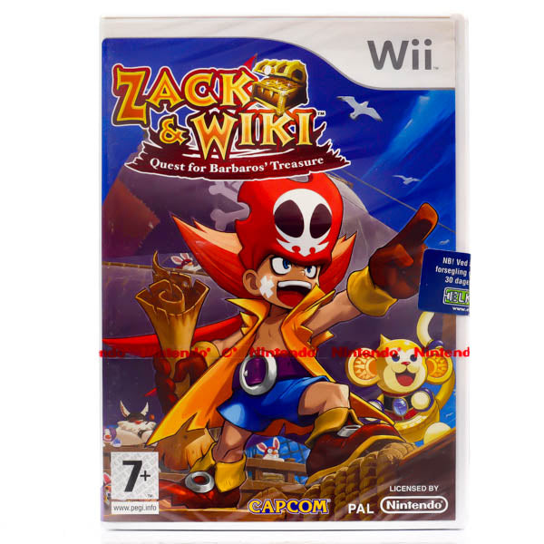 Zack & Wiki: Quest for Barbaros' Treasure  - Wii spill (Forseglet)