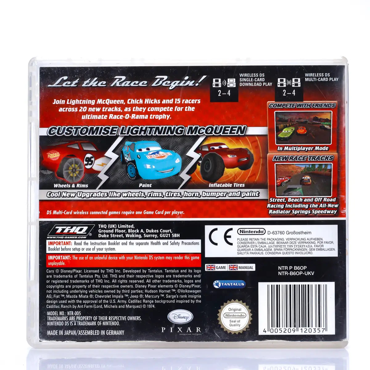 Disney•Pixar Cars Race-O-Rama - Nintendo DS spill - Retrospillkongen