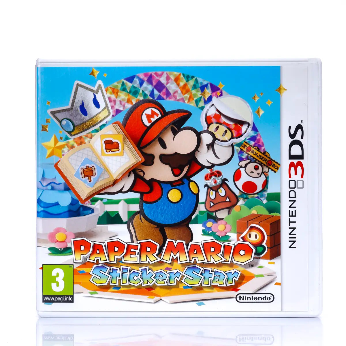 Paper Mario Sticker Star - Nintendo 3DS spill - Retrospillkongen