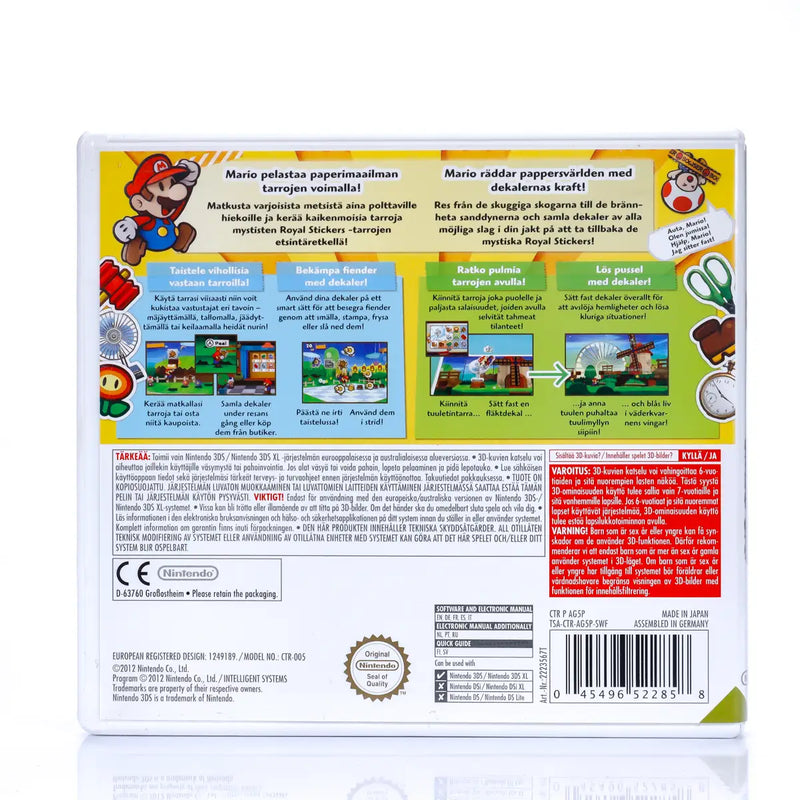 Paper Mario Sticker Star - Nintendo 3DS spill