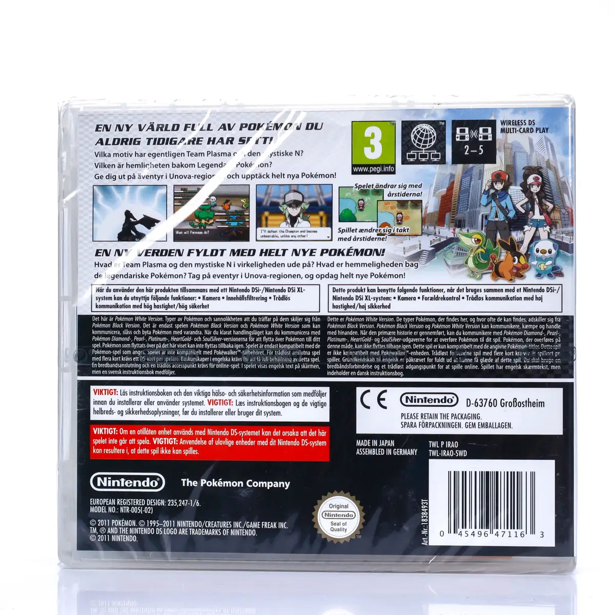 Pokémon White Version - Nintendo DS spill (Forseglet) - Retrospillkongen