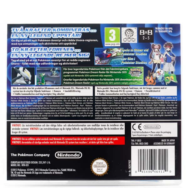 Pokémon Black Version 2 - Nintendo DS spill - Retrospillkongen