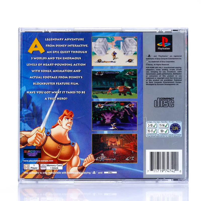 Disney's Action Game Featuring Hercules - PS1 spill