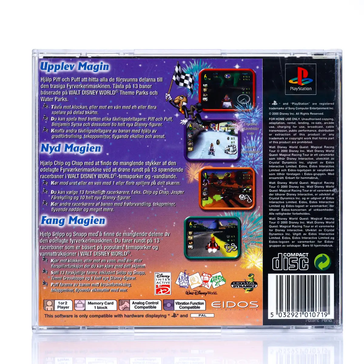 Walt Disney World Quest: Magical Racing Tour - PS1 spill - Retrospillkongen