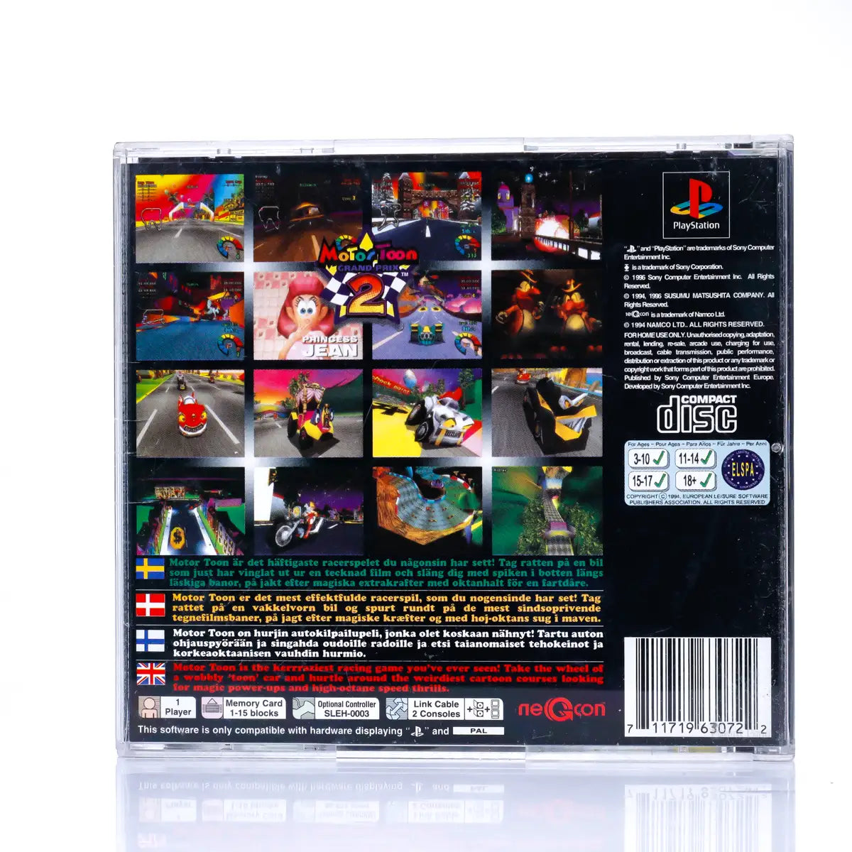Motor Toon Grand Prix 2 - PS1 spill - Retrospillkongen
