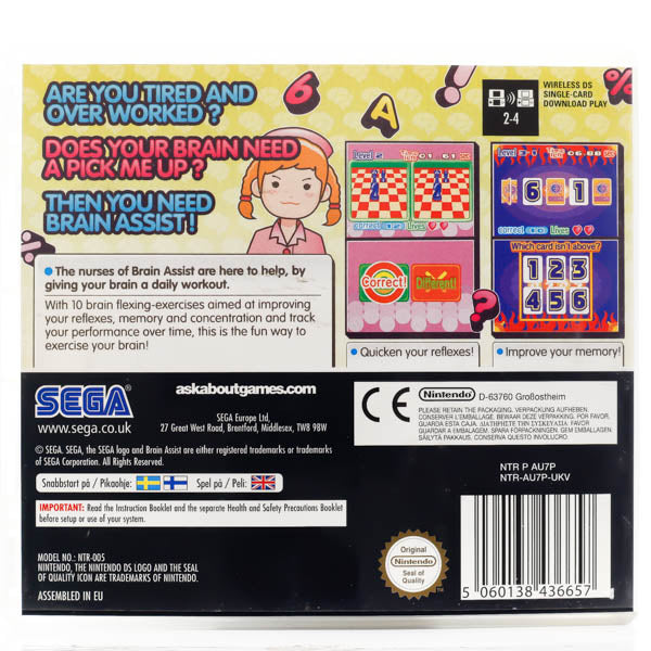 Brain Assist - Nintendo DS spill - Retrospillkongen
