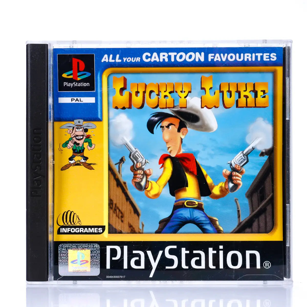 Lucky Luke - PS1 spill - Retrospillkongen