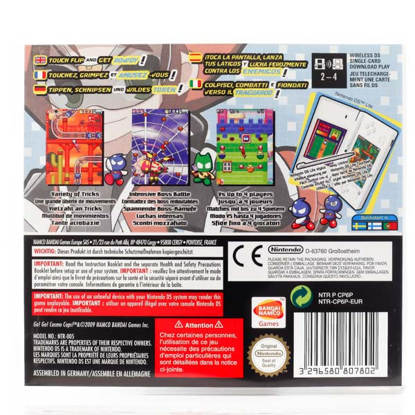 Go! Go! Cosmo Cops! - Nintendo DS spill - Retrospillkongen