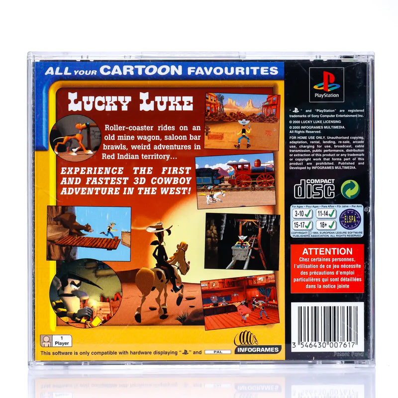 Lucky Luke - PS1 spill