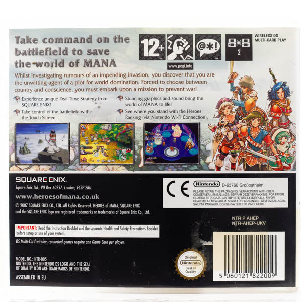 Heroes of Mana - Nintendo DS spill - Retrospillkongen