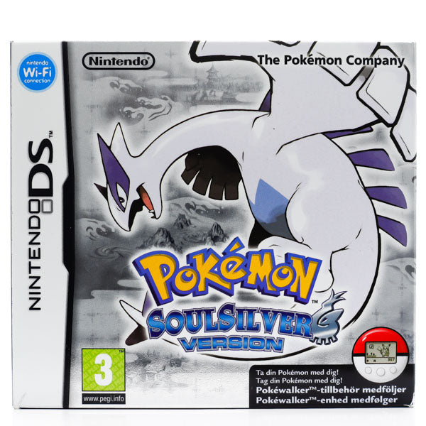 Pokémon SoulSilver Version (Komplett m/pokewalker) - Nintendo DS spill - Retrospillkongen
