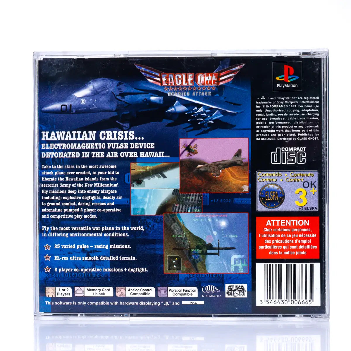Eagle One: Harrier Attack - PS1 spill - Retrospillkongen