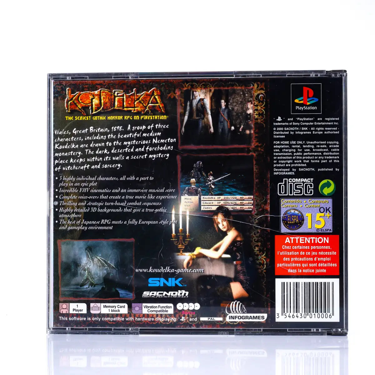 Koudelka - PS1 spill - Retrospillkongen