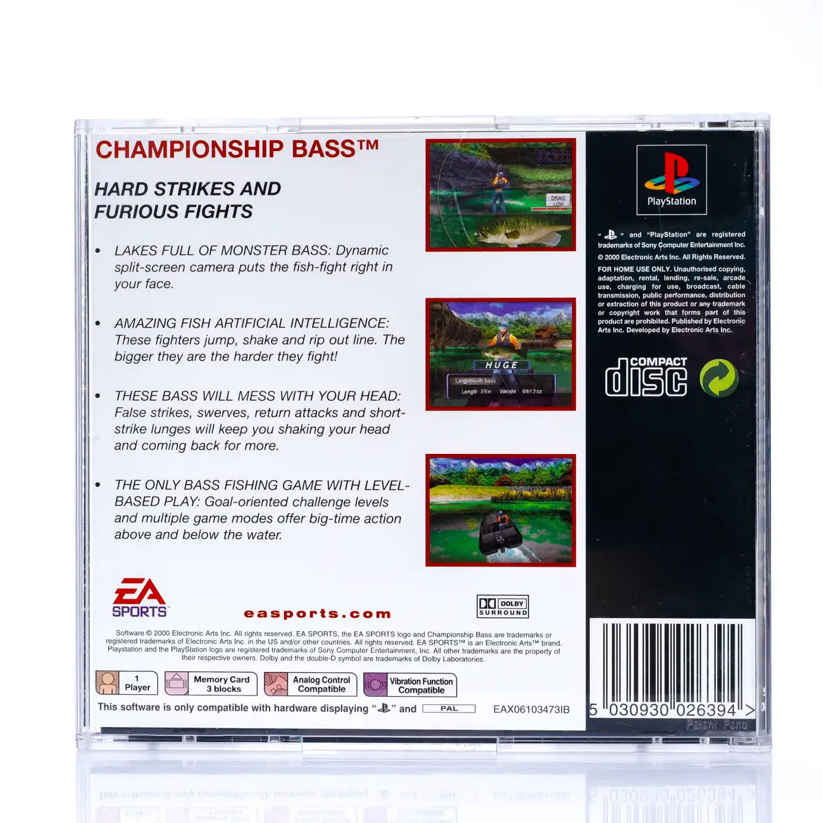 Championship Bass - PS1 spill - Retrospillkongen