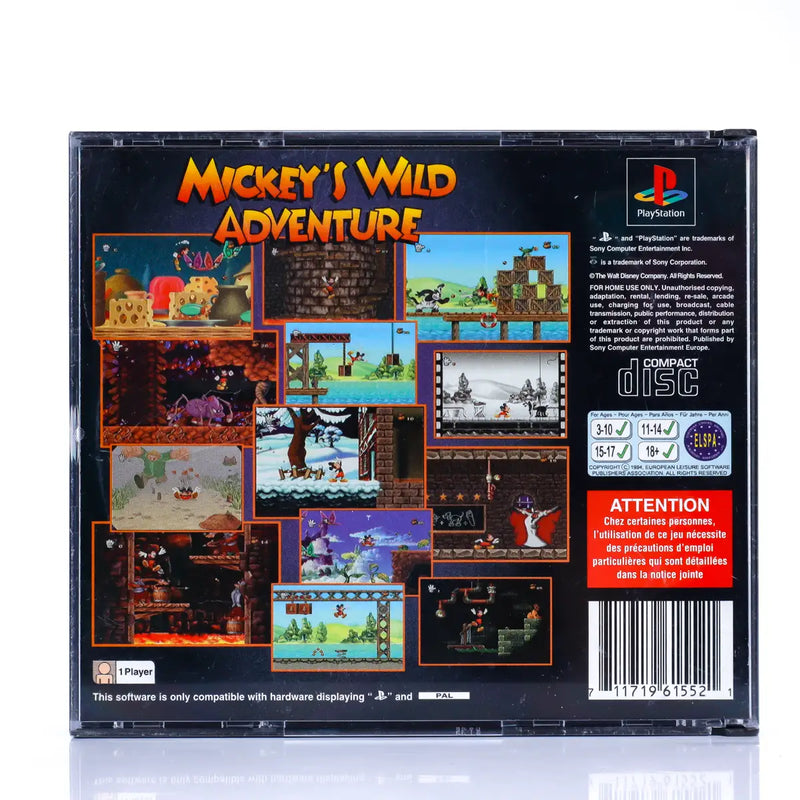 Mickey's Wild Adventure - PS1 spill