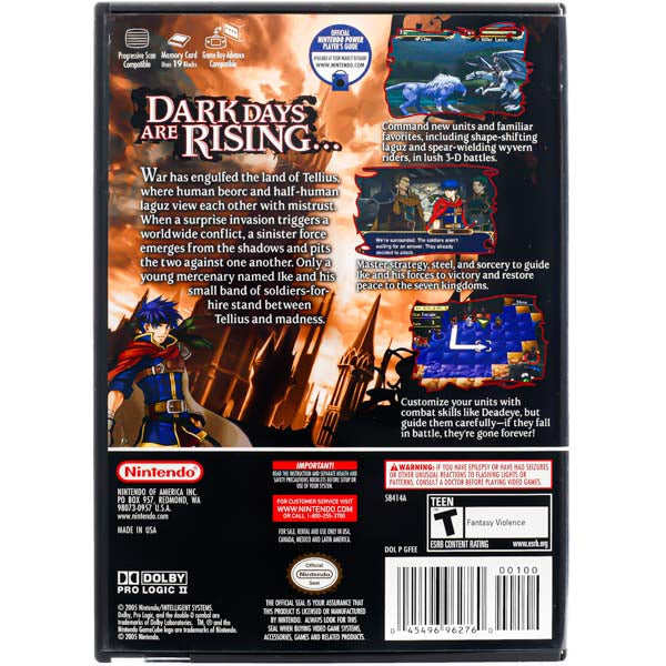 Fire Emblem: Path of Radiance - Gamecube spill (NTSC Versjon) - Retrospillkongen
