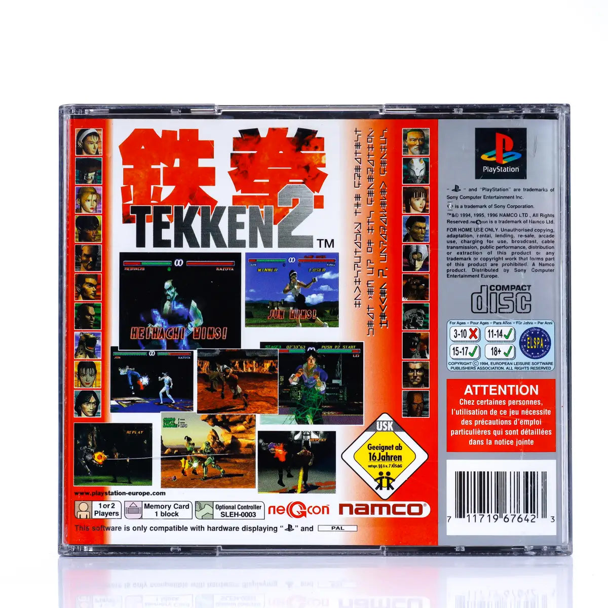Tekken 2 - PS1 spill - Retrospillkongen