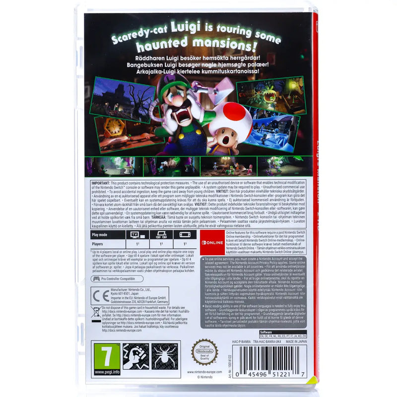 Luigi's Mansion 2 - Switch spill