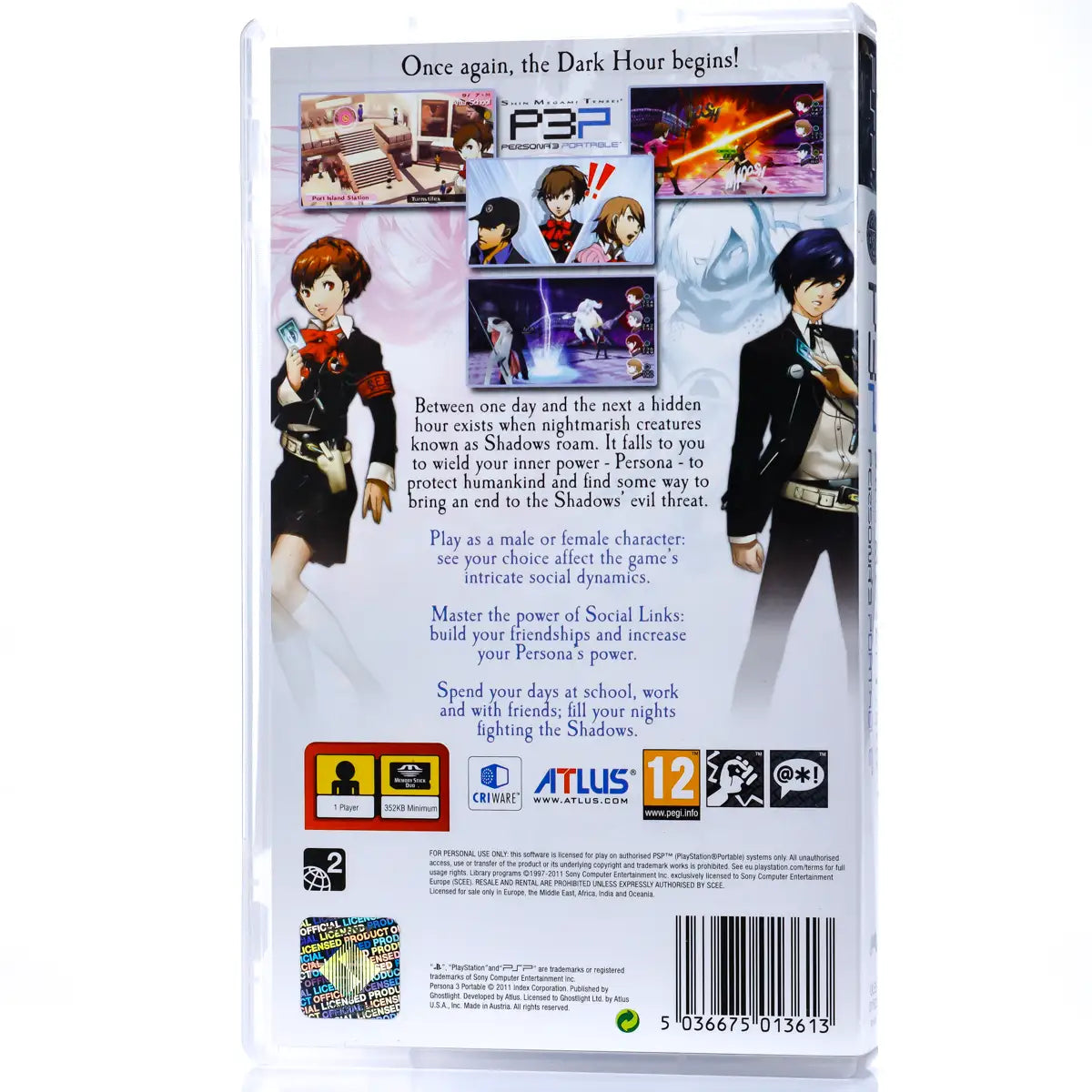 Shin Megami Tensei: Persona 3 - Portable - PSP spill - Retrospillkongen