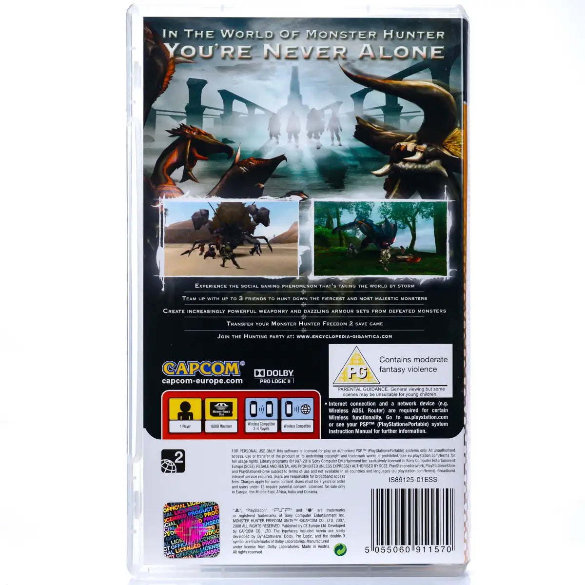 Monster Hunter: Freedom Unite - PSP spill - Retrospillkongen