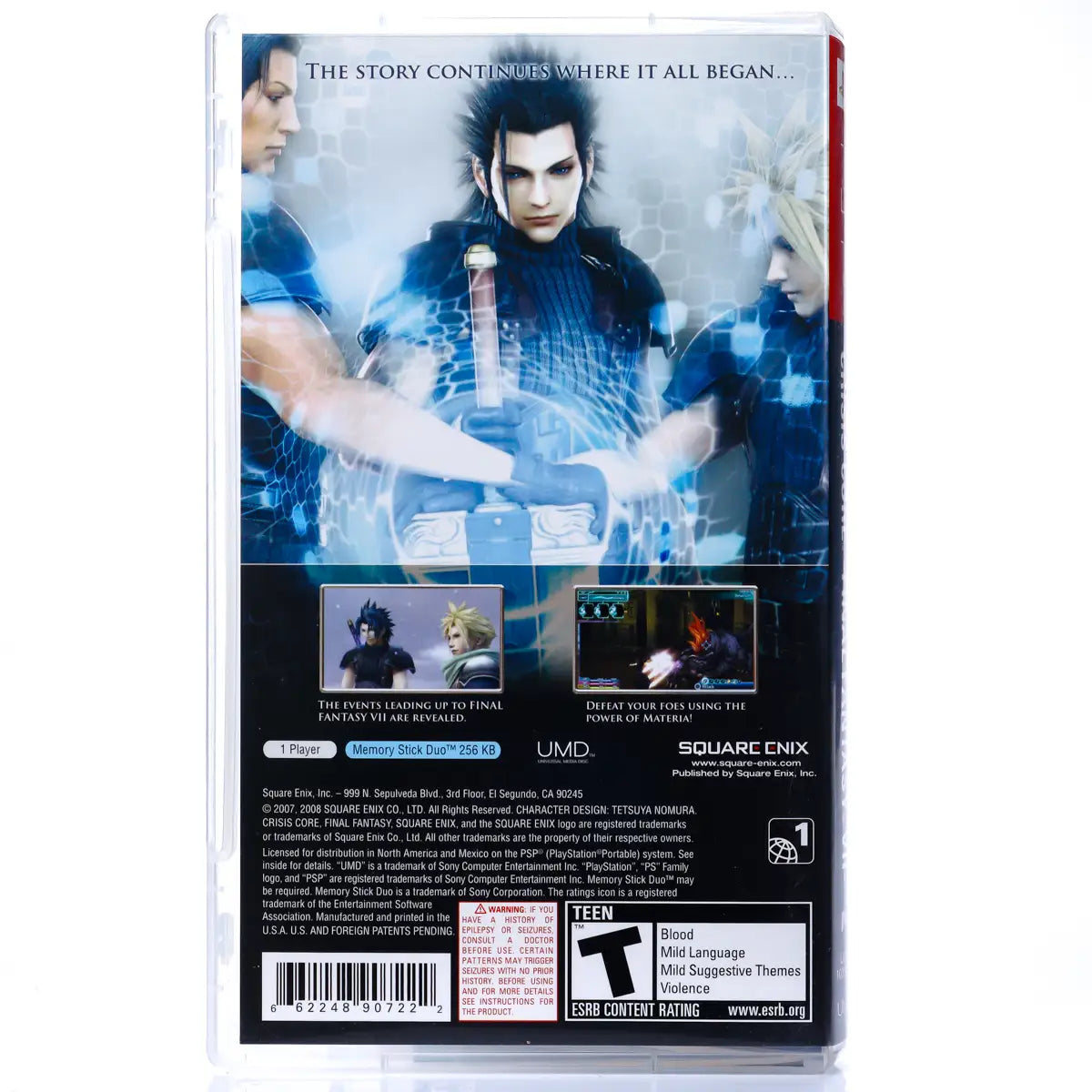 Crisis Core: Final Fantasy VII - PSP spill (NTSC) - Retrospillkongen