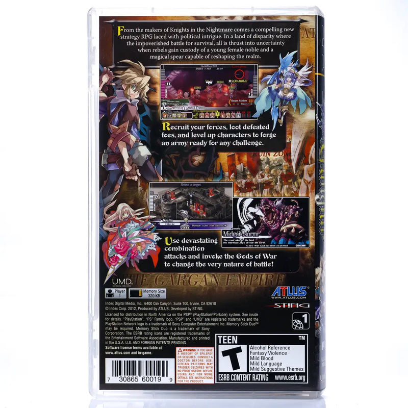 Gungnir - PSP spill (NTSC, regionfri)