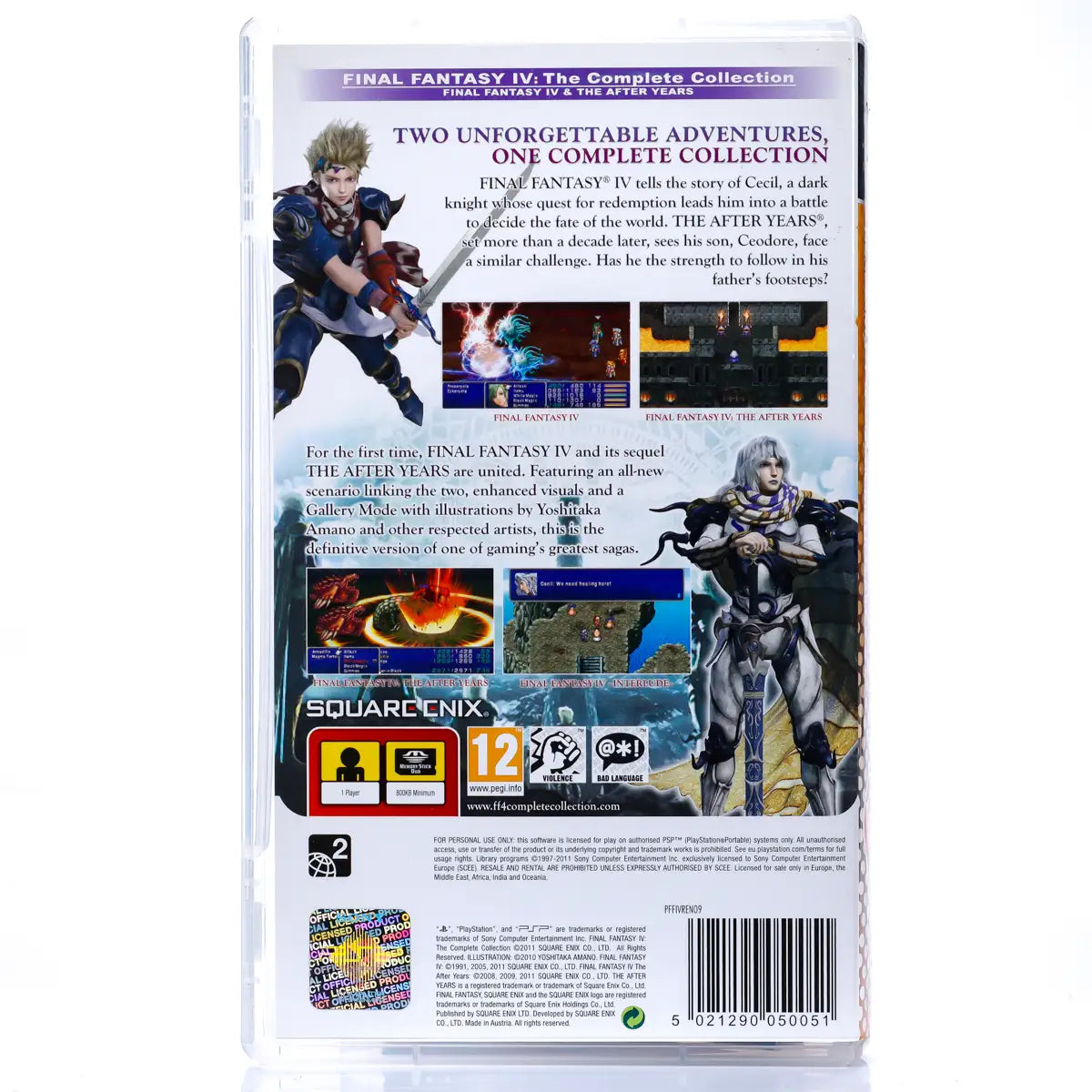 Final Fantasy IV: The Complete Collection - PSP spill - Retrospillkongen