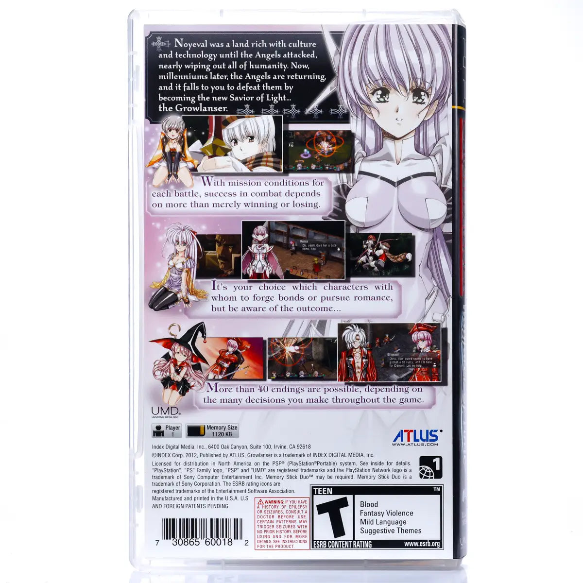 Growlanser: Wayfarer of Time - PSP spill (NTSC, regionfri) - Retrospillkongen