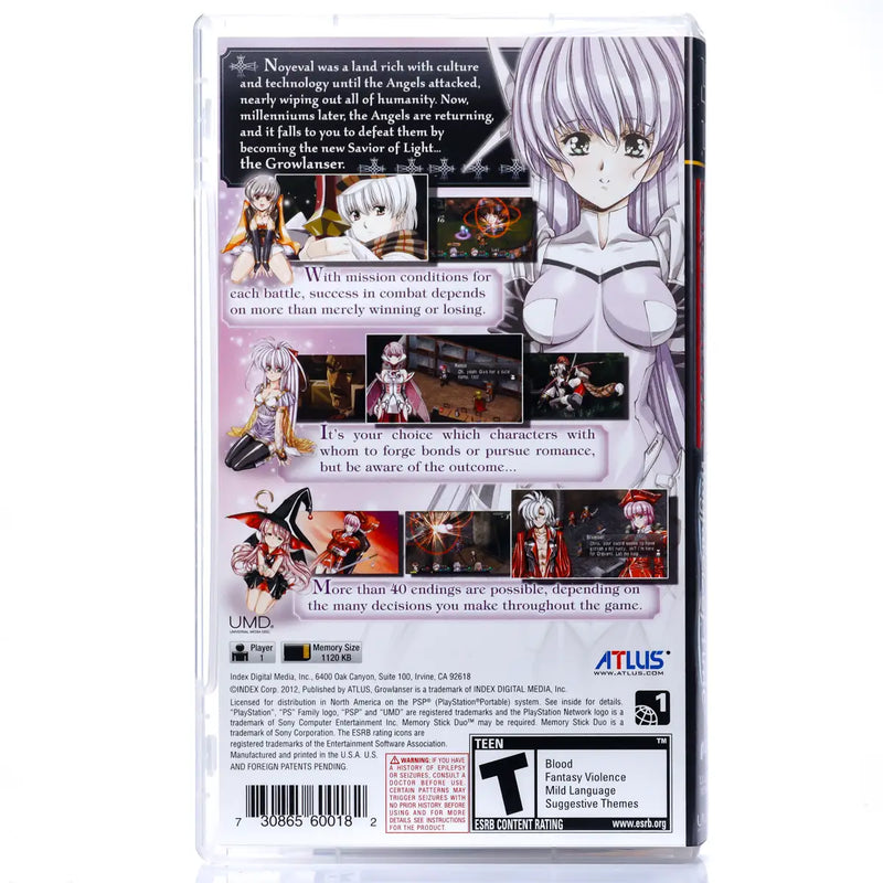Growlanser: Wayfarer of Time - PSP spill (NTSC, regionfri)