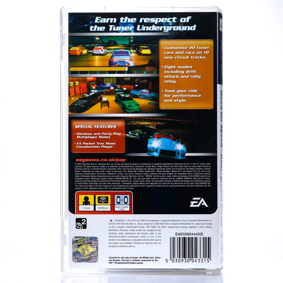 Need for Speed: Underground - Rivals - PSP spill - Retrospillkongen