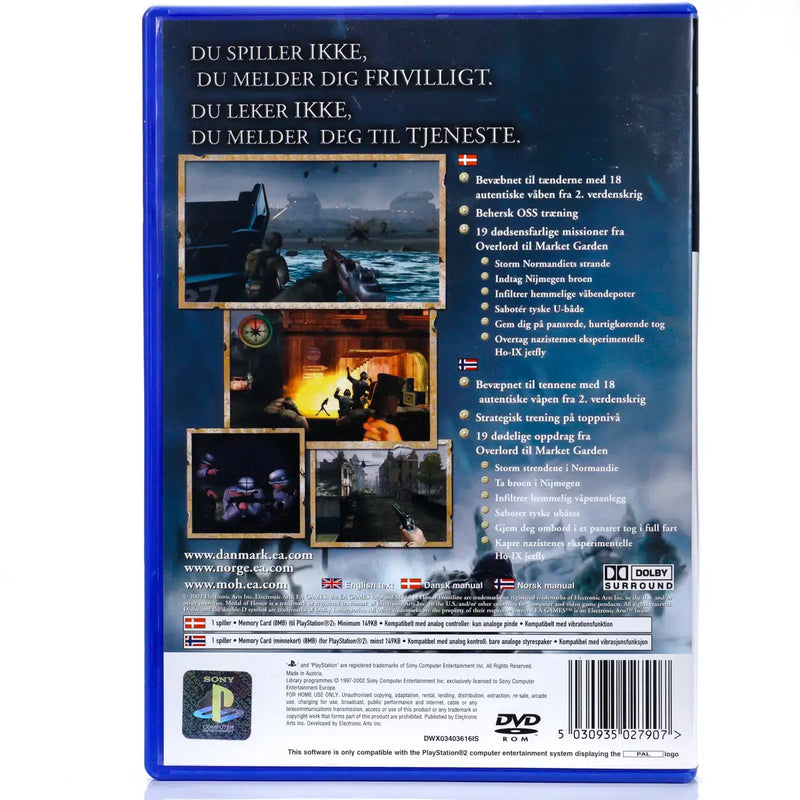 Medal of Honor: Frontline - PS2 spill