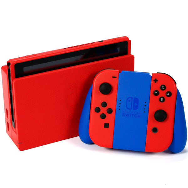 Nintendo Switch - Mario Red & Blue Edition (I eske) - Retrospillkongen