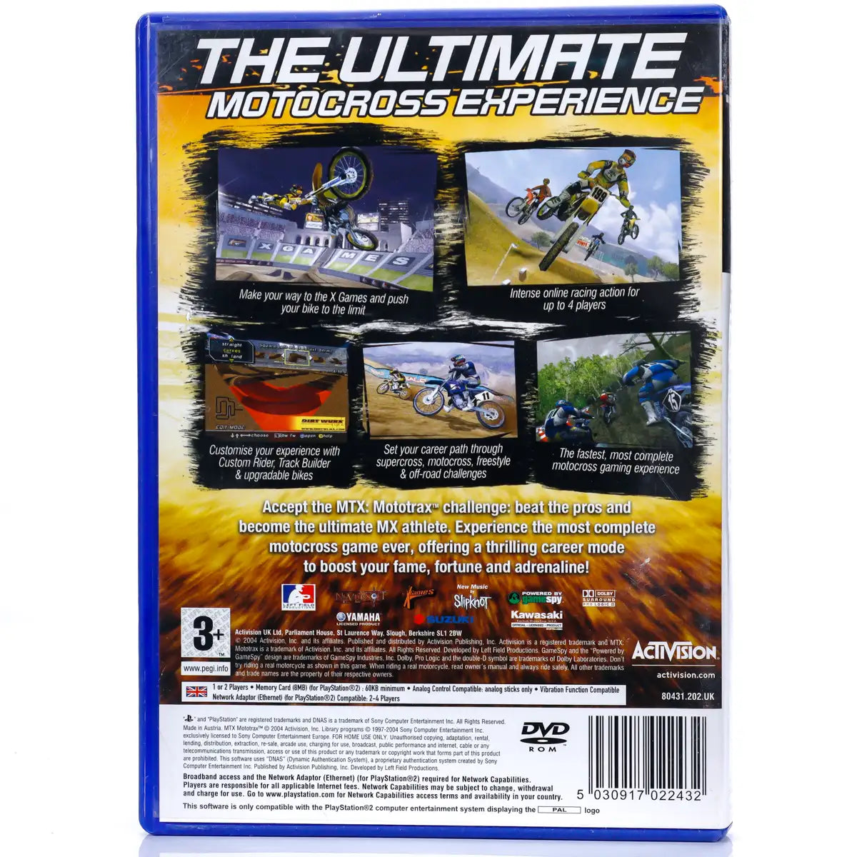 MTX: Mototrax - PS2 spill - Retrospillkongen