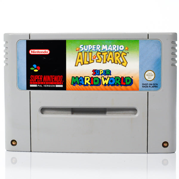 Super Mario All-Stars + Super Mario World - SNES spill - Retrospillkongen