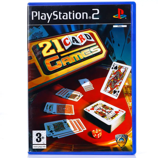 21 Card Games - PS2 spill