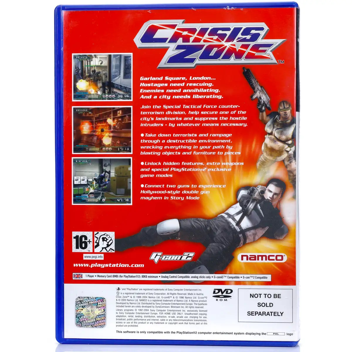Time Crisis: Crisis Zone - PS2 Spill - Retrospillkongen
