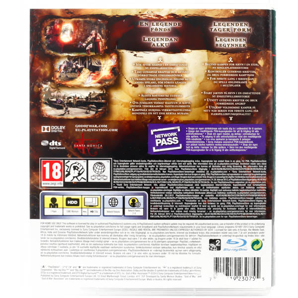 God of War: Ascension - PS3 spill - Retrospillkongen