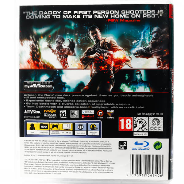 Wolfenstein - PS3 spill - Retrospillkongen