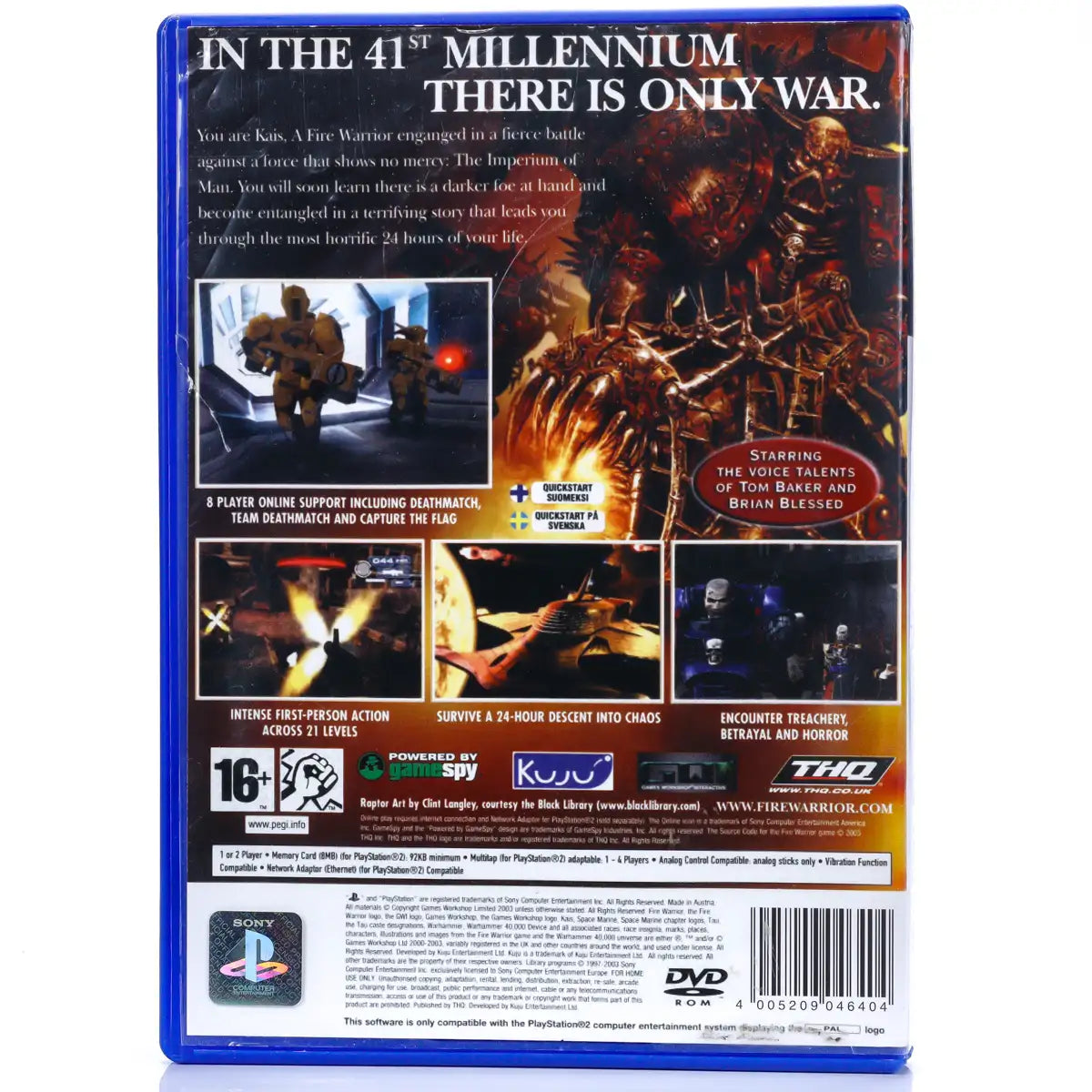 Warhammer 40,000: Fire Warrior - PS2 Spill - Retrospillkongen