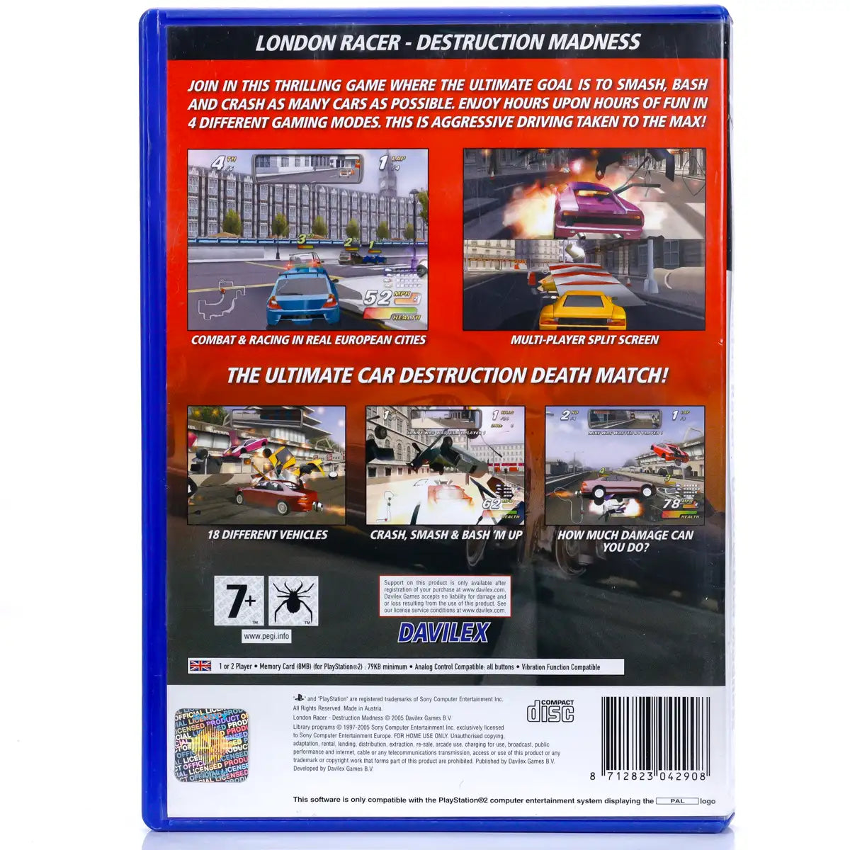 London Racer: Destruction Madness - PS2 Spill - Retrospillkongen