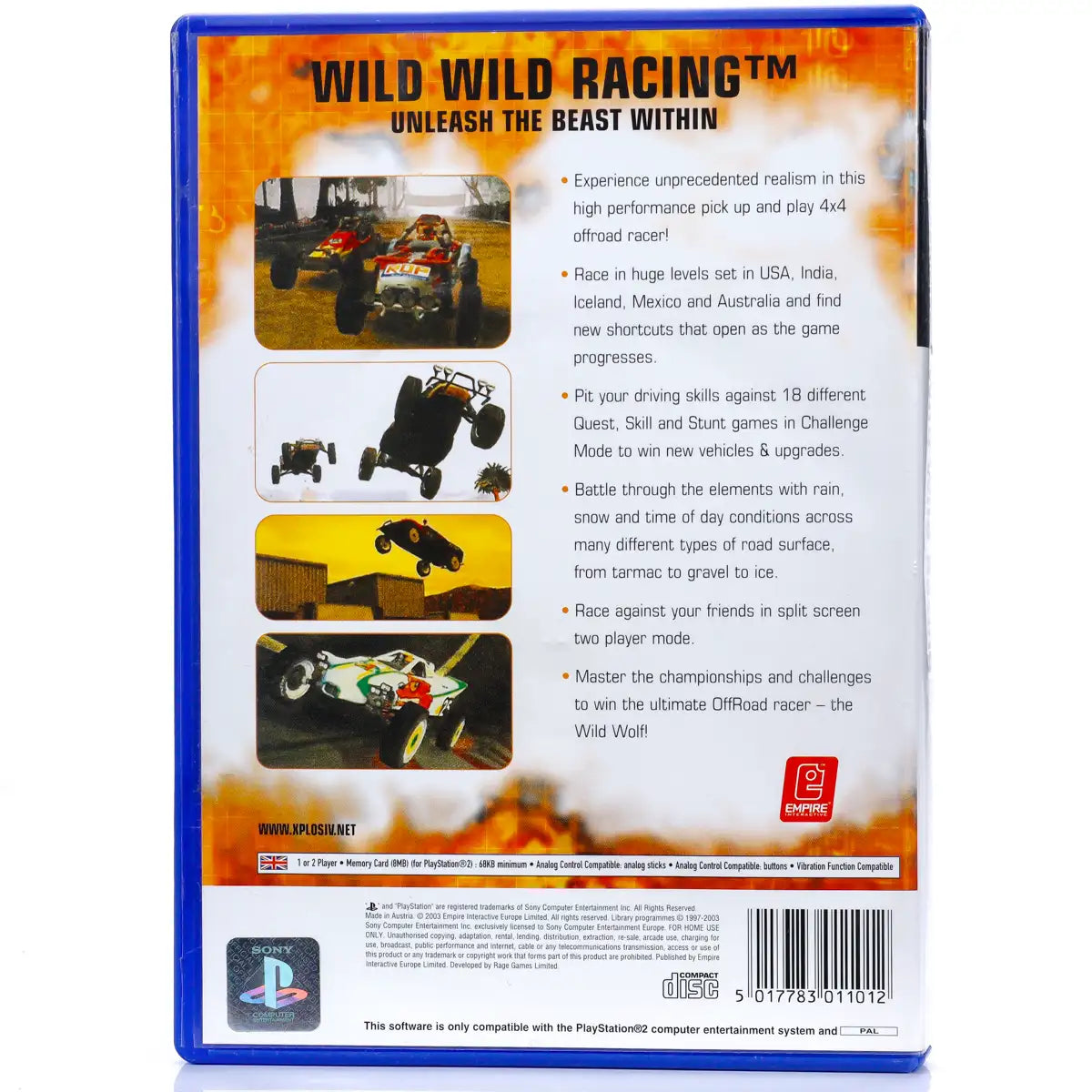Wild Wild Racing - PS2 Spill - Retrospillkongen
