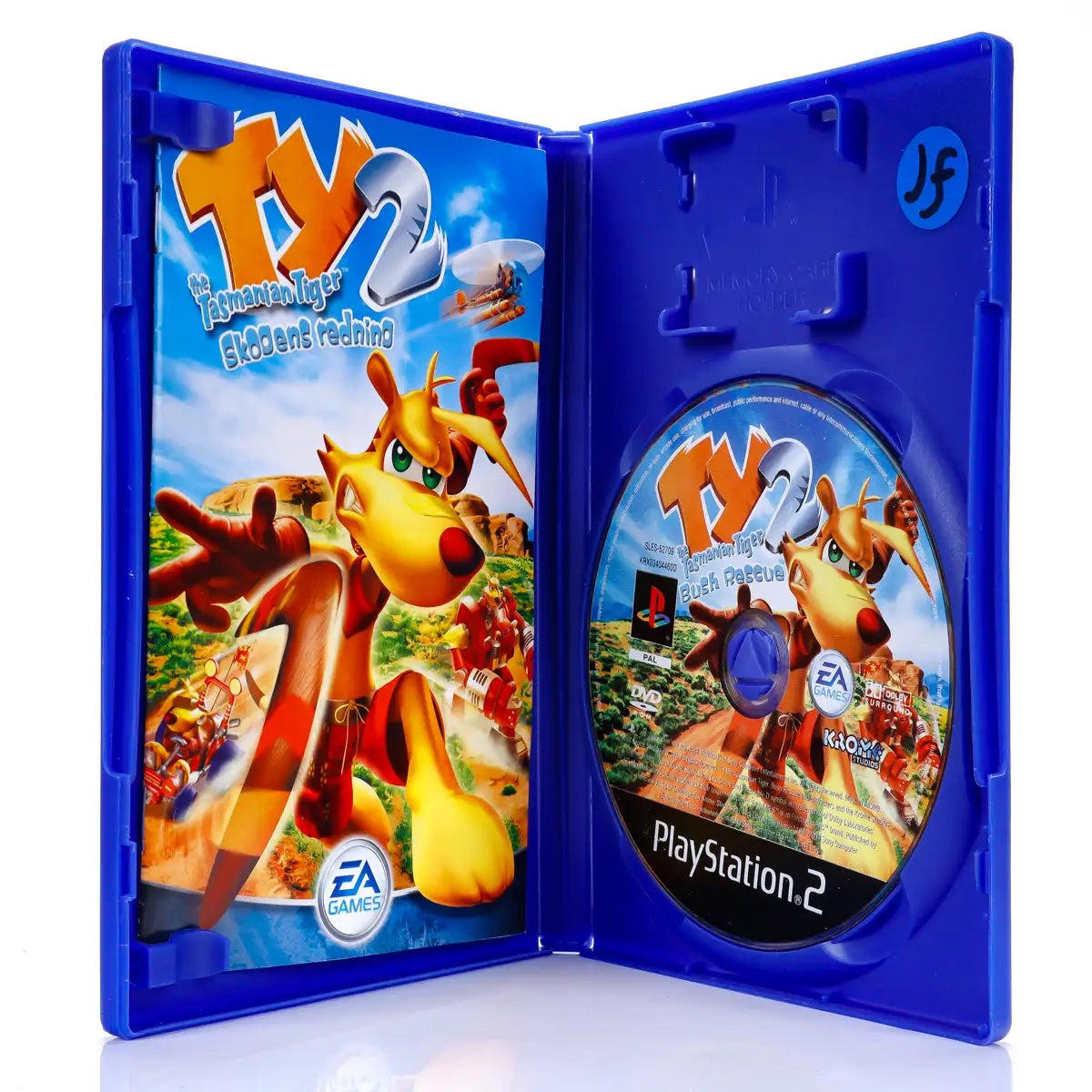 Ty 2 the Tasmanian Tiger Skogens Redning - PS2 spill - Retrospillkongen