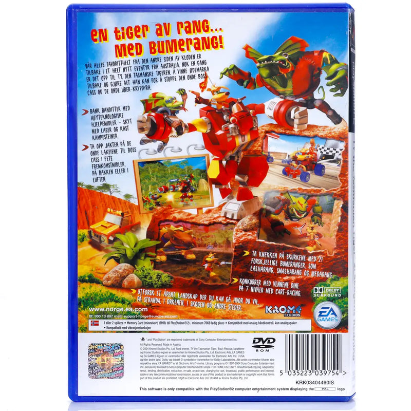 Ty 2 the Tasmanian Tiger Skogens Redning - PS2 spill