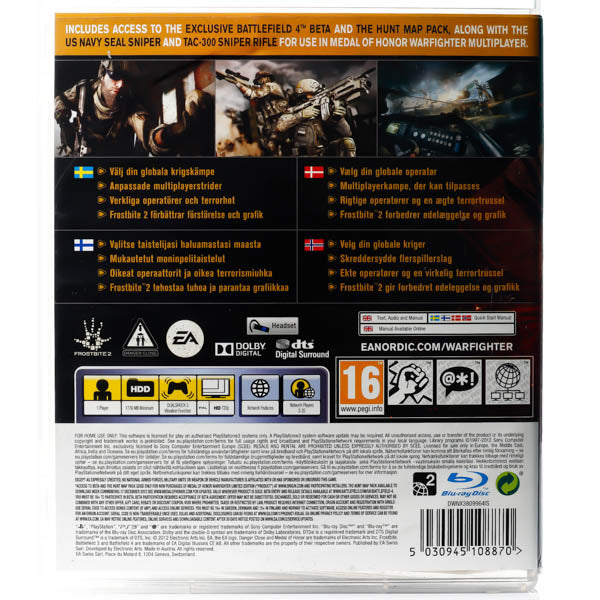Medal of Honor: Warfighter (Limited Edition) - PS3 spill - Retrospillkongen