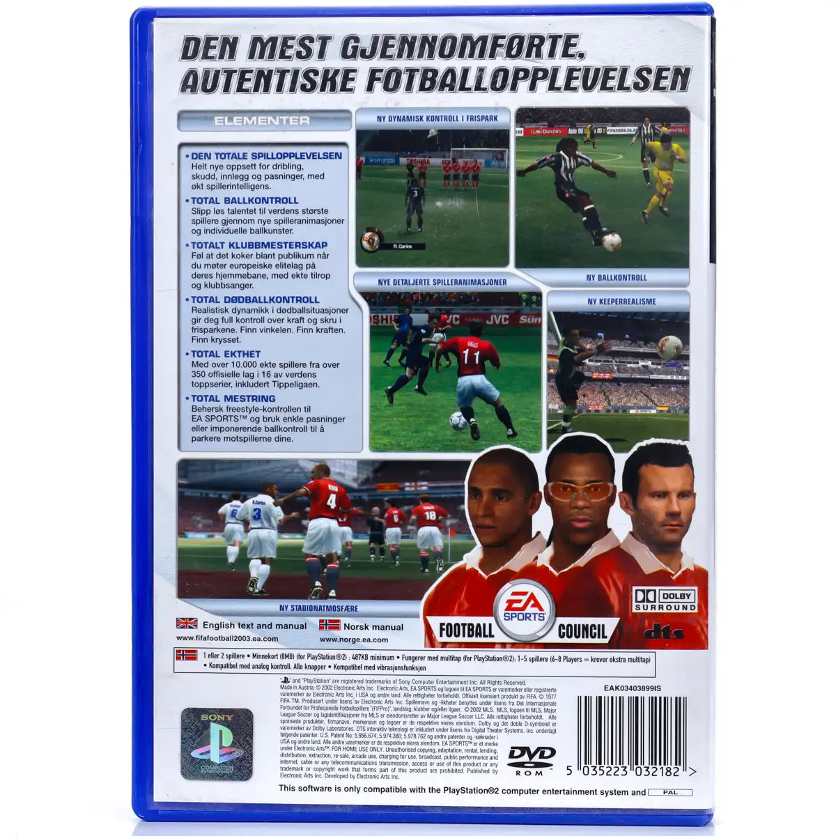 FIFA Football 2003 - PS2 Spill - Retrospillkongen