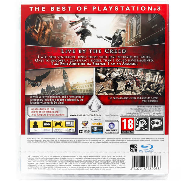 Assassin's Creed II: Game of the Year Edition - Essentials - PS3 spill (Forseglet) - Retrospillkongen