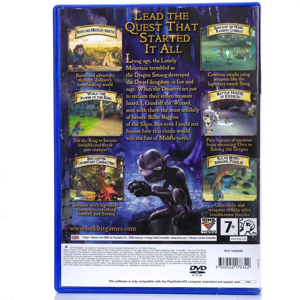 The Hobbit - PS2 spill - Retrospillkongen