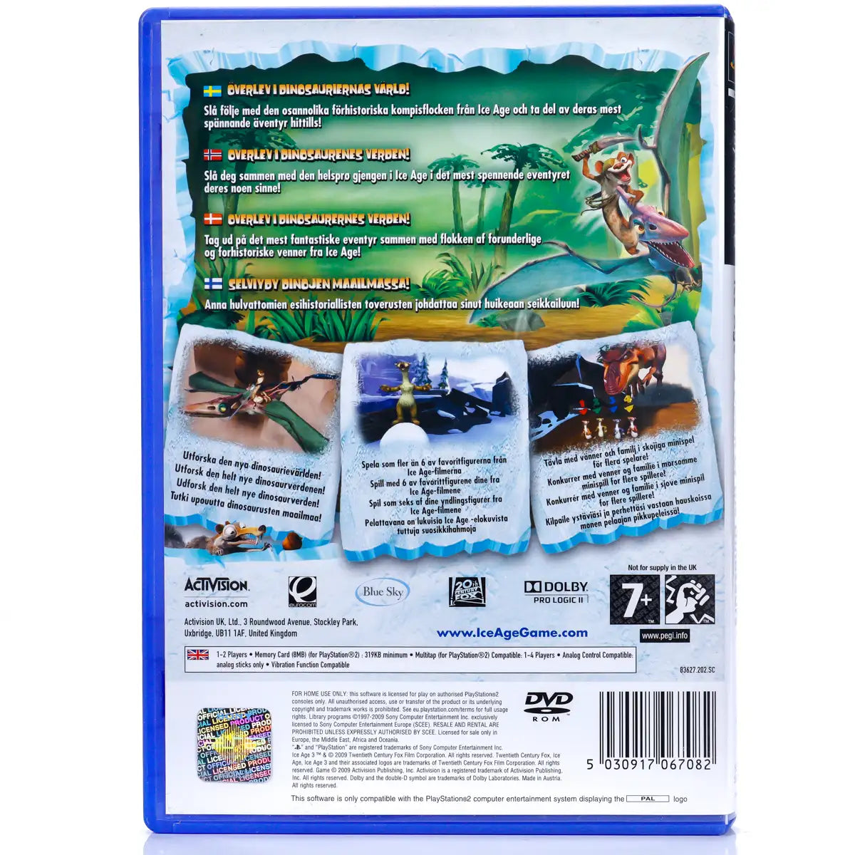 Ice Age 3: Dawn of the Dinosaurs - PS2 spill - Retrospillkongen