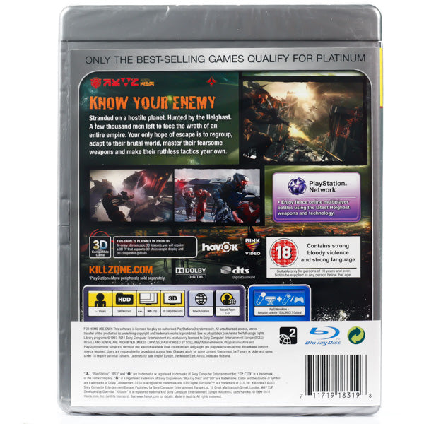Killzone 3 - PS3 spill (Forseglet) - Retrospillkongen